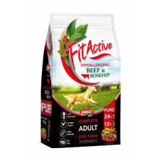 FitActive PURE SMALL Hypoallergenic Beef-Rosehip - száraztáp (marha,csipkebogyó) felnőtt kutyák részére (3kg) kutyaeledel