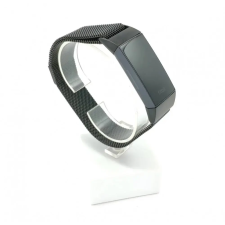 Fitbit Fitbit Charge 3/4 szíjak - fekete, fekete, fém, L, milánói okosóra kellék