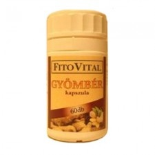 Fitovital gyömbér kapszula 60 db vitamin és táplálékkiegészítő