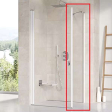  Fix oldalfal CPS-90 fehér + Transparent kád, zuhanykabin