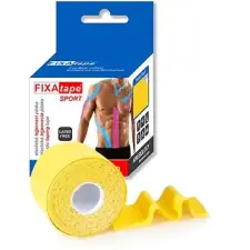 FIXAtape Kinesio Standard 5 cm × 5 m, sárga, 1 db gyógyászati segédeszköz