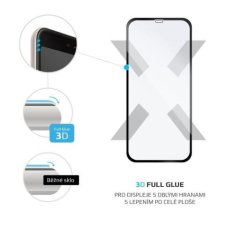 Fixed 3D Full-Cover Apple iPhone XS Max/11 Pro Max edzett üveg kijelzővédő fekete kerettel (FIXG3D-335-BK) mobiltelefon kellék