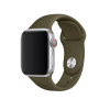 Fixed Apple Watch S1/2/3/4/5/6/7/SE Szilikon szíj 38/40/41 mm - Olivazöld