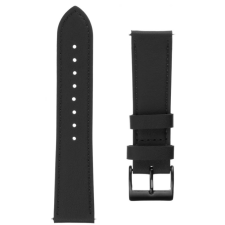 Fixed Bőr szíj Smartwatch 20mm fekete óraszíj