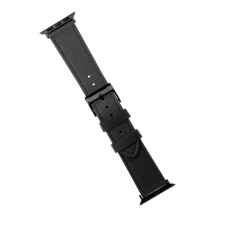 Fixed bőrszíj apple watch 42/44/45 mm, fekete fixlst-434-bk okosóra kellék