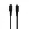 Fixed FIXED Liquid Silicone Cable USB-C/Lightning, 2m, black