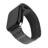 Fixed FIXED nylon sportos óraszíj Apple Watch 42/44/45mm-es okosórához, sötétszürke FIXNST2-434-GR