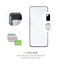 Fixed Full Cover 2,5D Tempered Glass for Realme 10, black mobiltelefon kellék