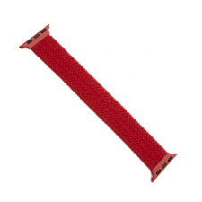  FIXED kötött nylon szíj Apple Watch 42/44mm, L méret, piros okosóra kellék