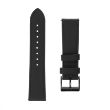 Fixed Leather Strap Smartwatch 20mm wide Fekete okosóra kellék