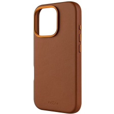 Fixed MagLeather Apple iPhone 16 Pro MagSafe barna tok tok és táska