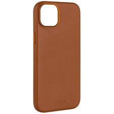 Fixed MagLeather MagSafe hátlaptok iPhone 15 barna tok és táska