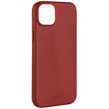Fixed MagLeather MagSafe hátlaptok iPhone 15 Plus piros mobiltelefon kellék