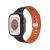 Fixed mágneses szilikon óraszíj Apple Watch 42/44/45/46/49mm-hez, fekete  FIXMST2-434-BK
