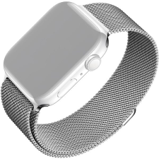 Fixed Mesh Strap Apple Watch 42/44/45/Ultra 49mm - ezüstszínű okosóra kellék