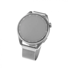 Fixed Mesh Strap for Smatwatch 22mm wide, silver óraszíj