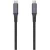 Fixed Multimedia Cable USB-C/USB-C USB4 gen2 20Gbps PD 3.1 240W 4K@60Hz, 2 m, fonott, szürke (FIXDBP-CC2-GR)
