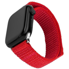 Fixed Nylon Sporty Strap Apple Watch 38/40/41mm - piros okosóra kellék