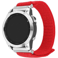 Fixed Nylon Sporty Strap Garmin QuickFit 22mm - piros okosóra kellék