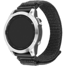 Fixed Nylon Sporty Strap Garmin QuickFit 26mm - sötétszürke (FIXNST2-QF26MM-GR) okosóra kellék
