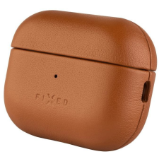 Fixed PodsLeather pro Apple AirPods 4 hnědé fülhallgató, fejhallgató tok