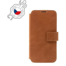 Fixed ProFit Apple iPhone 12/12 Pro barna valódi marhabőr tok tok és táska