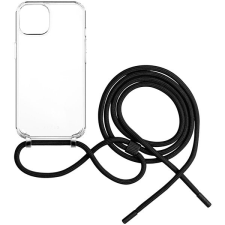 Fixed Pure Neck AntiUV Tok Apple iPhone 14 fekete nyakpántos tok tok és táska
