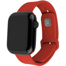 Fixed Silicone Sporty Strap Apple Watch 42/44/45mm - piros okosóra kellék