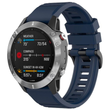 Fixed Silicone Strap Garmin QuickFit 22 mm - kék (FIXSST-QF22MM-BL) okosóra kellék