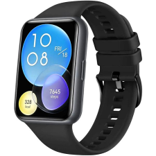 Fixed Silicone Strap Huawei Watch FIT2 - Fekete okosóra kellék