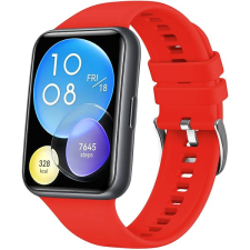 Fixed Silicone Strap Huawei Watch FIT2 - Piros okosóra kellék