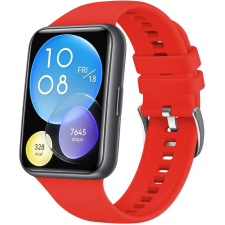 Fixed Silicone Strap Huawei Watch FIT2 - Piros (FIXSSTB-1055-RD) okosóra kellék