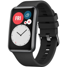Fixed Silicone Strap Huawei Watch FIT - fekete (FIXSSTB-1054-BK) okosóra kellék