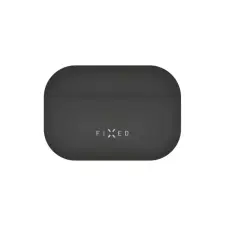  FIXED Silky Védőtok, Apple AirPods Pro 2 készülékhez, fekete fülhallgató, fejhallgató tok