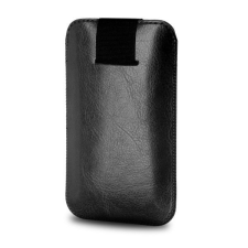 Fixed Soft Slim case with closure, PU leather, size XL, black tok és táska