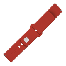 Fixed Sporty Strap Univerzális Szilikon szíj 22 mm - Piros (FIXSST2-22MM-RD) okosóra kellék