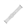 Fixed Szilikon strap Apple Watch 42 mm/44 mm Fehér