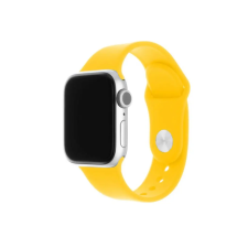  FIXED Szilikon szíj Apple Watch 38/40/41 mm, Sárga okosóra kellék