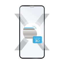 Fixed teljes kijelzős üvegfóliaapple iphone xr/11 telefonokhoz, fekete fixg3d-334-bk mobiltelefon kellék