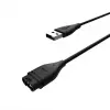 Fixed USB töltőkábel Garmin okosórához, 1 méter, Fekete FIXDW-796