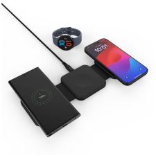Fixed vezeték nélküli töltőállomás Samsung készülékekhez fekete (FIXFLE-SA-BK) (FIXFLE-SA-BK) mobiltelefon kellék