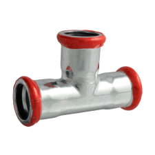  FixTrend Steel Press szénacél egál T-idom, 18mm hűtés, fűtés szerelvény