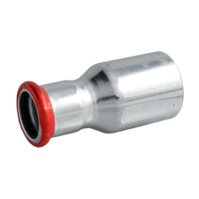 FixTrend Steel Press szénacél szűkítő, 1 tokos, 28-18mm hűtés, fűtés szerelvény