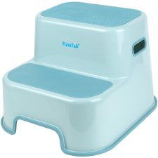 FizioTab ® kétlépcsős WC-ülőke, csúszásgátló felület, gyermek mosdóemelő, világoskék bababiztonság