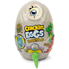Flair Toys Crackin Eggs Jurassic Friends plüss dinoszaurusz háromféle változatban plüssfigura