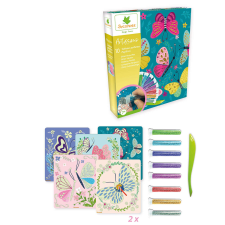 Flair Toys Sycomore Artissimo, Glitterkép-készítő - Pillangók kreatív és készségfejlesztő