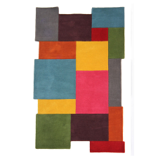 Flairrugs Fl Collage multi 60x230Cm Gyapjú Szőnyeg lakástextília