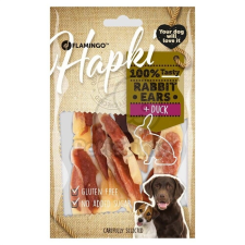 Flamingo Flamingo Hapki Rabbit Ears - kacsás 85 g jutalomfalat kutyáknak