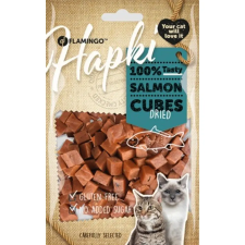 Flamingo Flamingo Hapki Snack szárított lazacos kockák 85 g jutalomfalat macskáknak