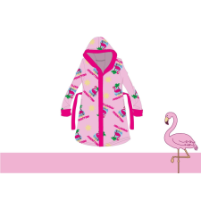 Flamingo Flamingó mikroszálas kapucnis köntös gyerekeknek gyerek köntös